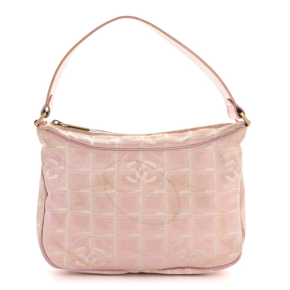 Chanel Nylon Travel Ligne Hobo Pink #222432C55B